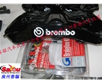 意大利BREMBO 6活塞卡鉗競技版剎車 黑色BREMBO GT版實(shí)車套裝