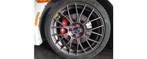 十代思域制動(dòng)升級(jí)AP9200剎車，四活塞卡鉗效果