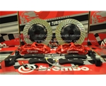 奧迪A6剎車改裝進口brembo剎車GT版剎車套裝【廣州賽驅】】