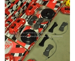 日產(chǎn)G35 G37 350Z 370Z等車型升級BREMBO GT版剎車套件 競技版大六活塞剎車鮑魚