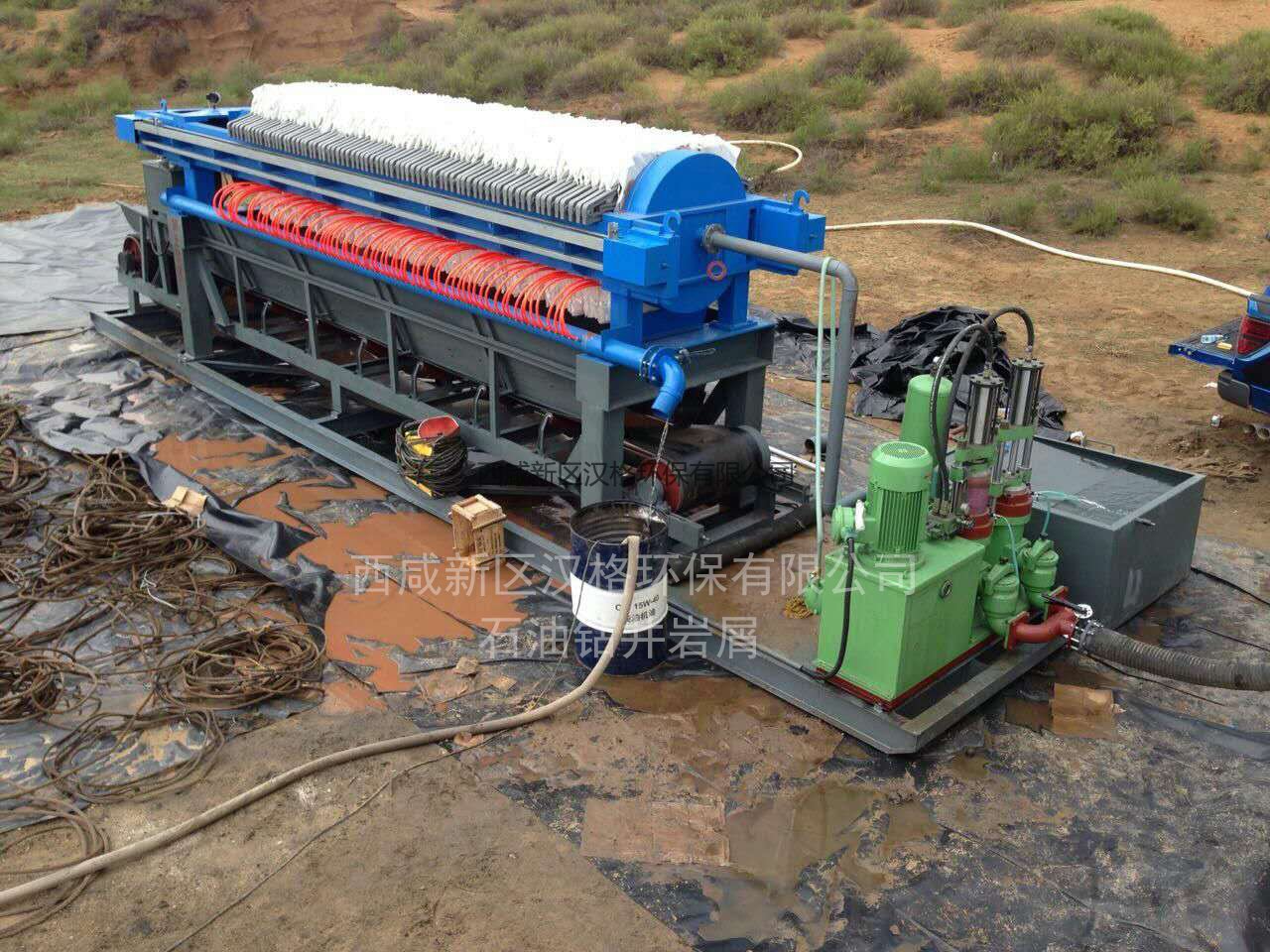 鉆井巖屑-撬裝整套-壓濾機(jī)-泵-皮帶輸送機(jī)2 鉆井巖屑-撬裝整套-壓濾機(jī)-泵-皮帶輸送機(jī)2