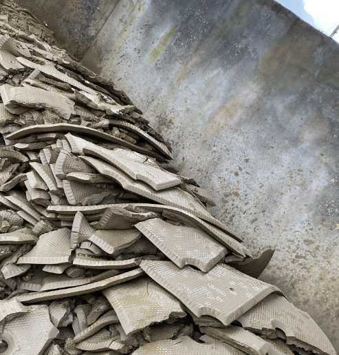 壓濾機-洗沙行業-泥餅圖片 壓濾機-洗沙行業-泥餅圖片